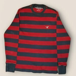 Red and grey vintage american eagle sweater